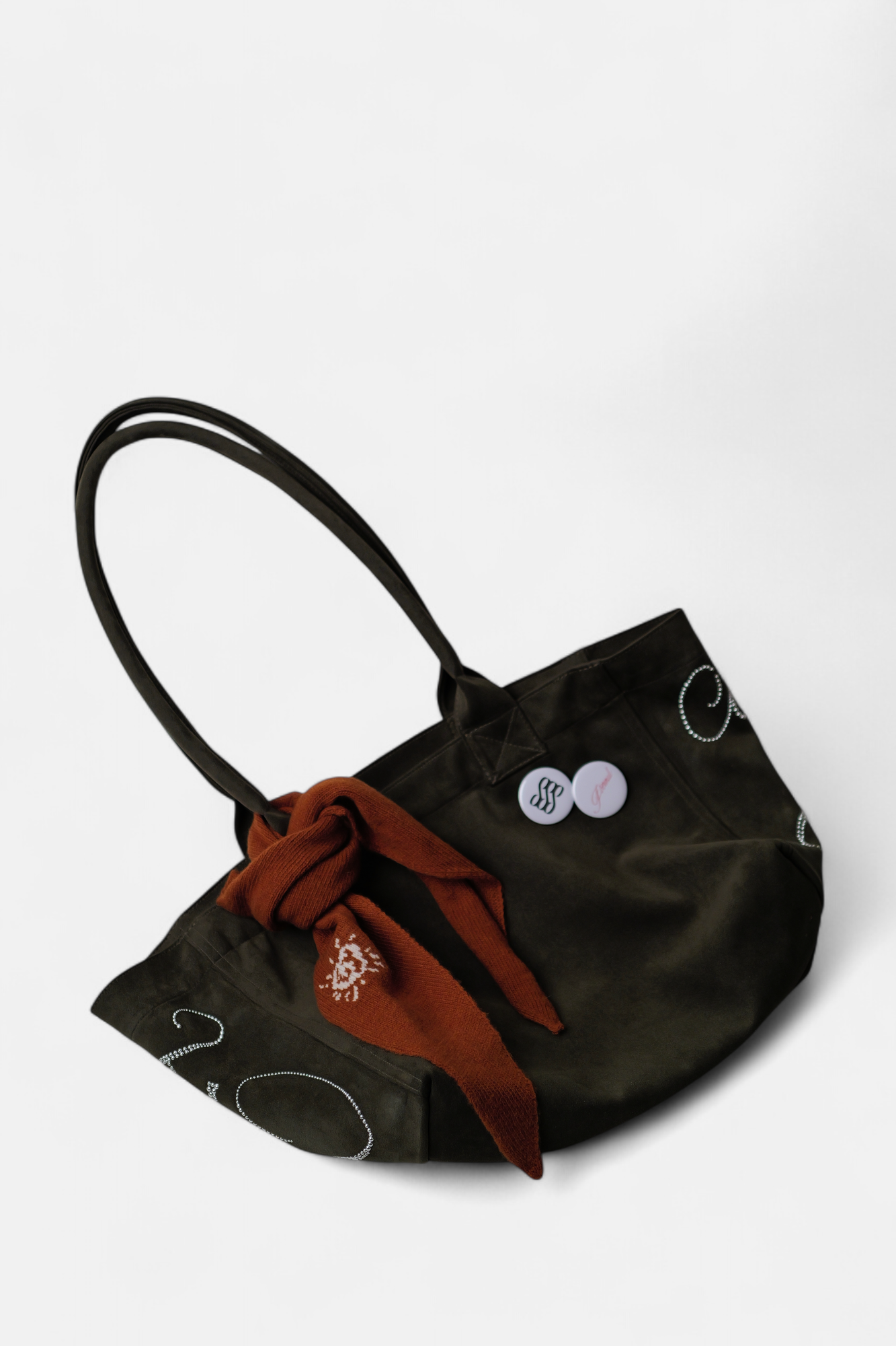 PONY SUEDE BAG (KHAKI)