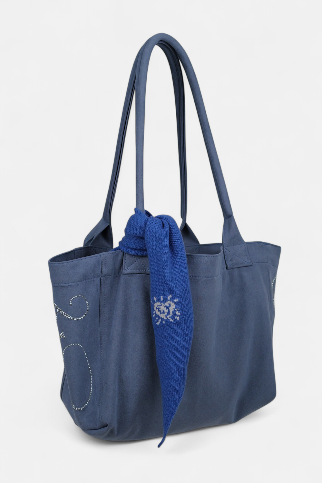 PONY SUEDE BAG (BLUE)
