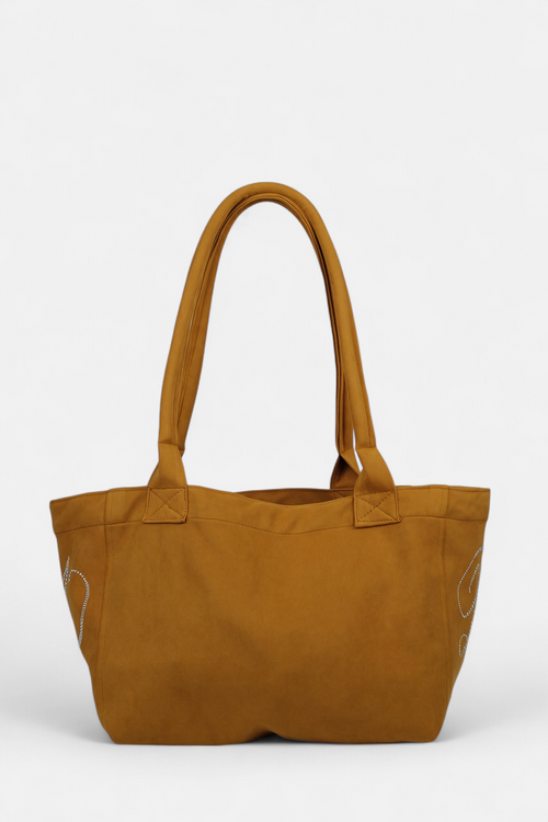 ギャラリービューに画像 (1) を読み込む. PONY SUEDE BAG (YELLOW)