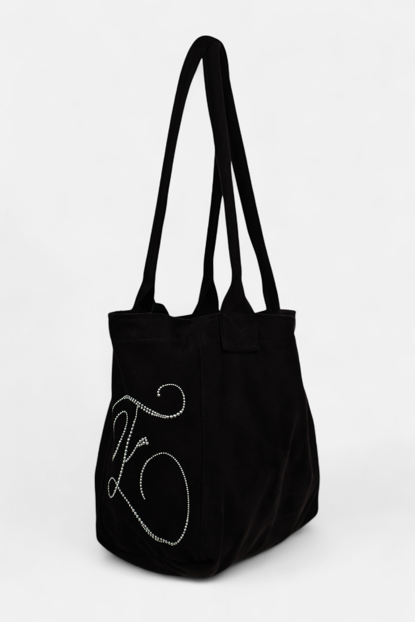 PONY SUEDE BAG (BLACK)