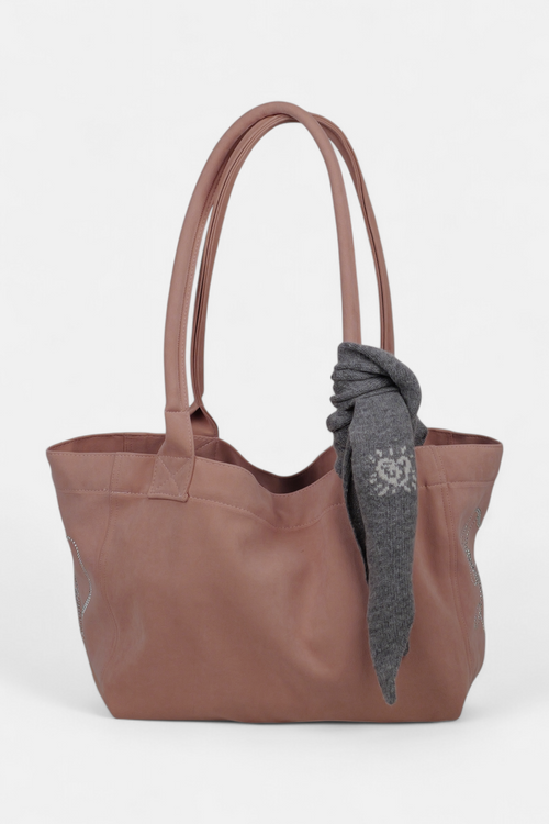 ギャラリービューに画像 (1) を読み込む. PONY SUEDE BAG (PINK)