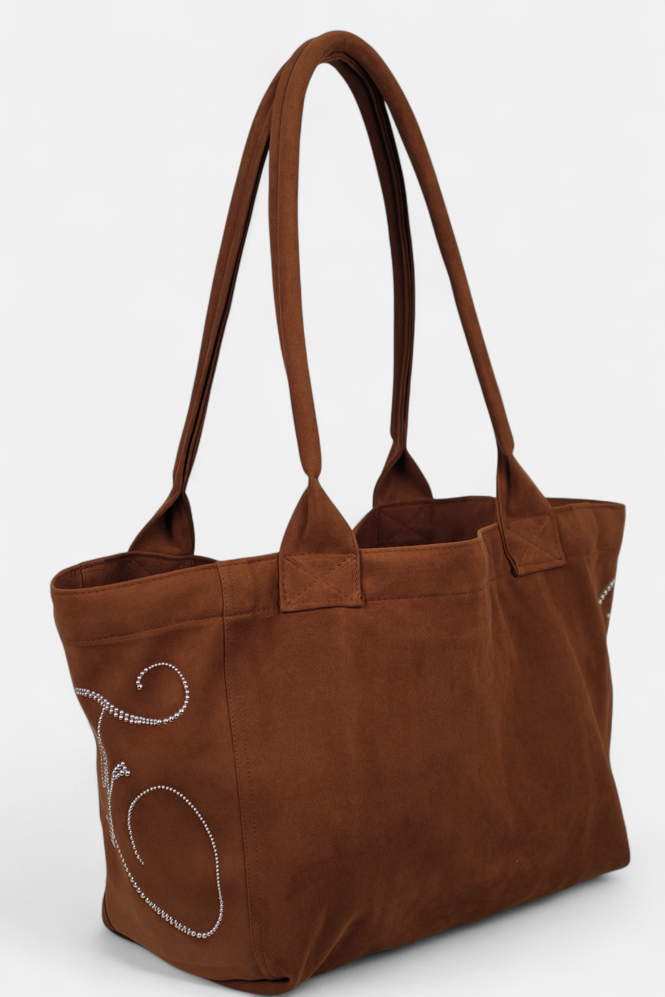PONY SUEDE BAG (CAMEL)