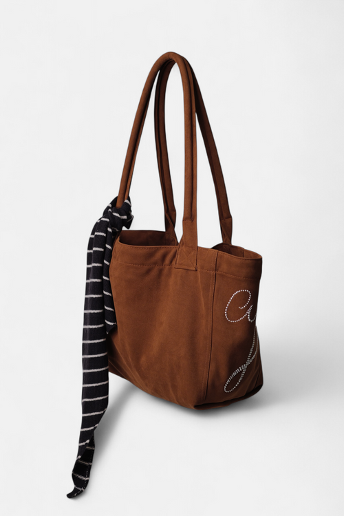 ギャラリービューに画像 (1) を読み込む. PONY SUEDE BAG (CAMEL)