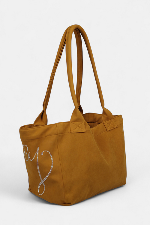 ギャラリービューに画像 (1) を読み込む. PONY SUEDE BAG (YELLOW)