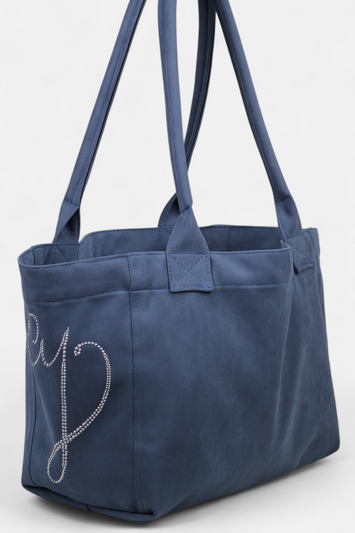ギャラリービューに画像 (1) を読み込む. PONY SUEDE BAG (BLUE)