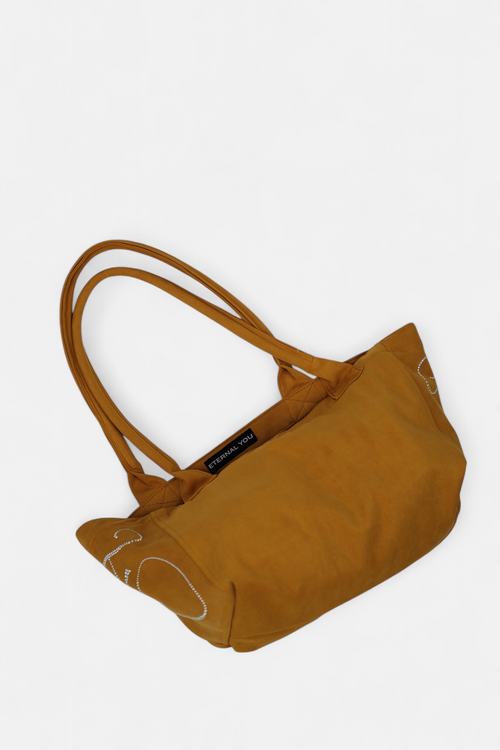 ギャラリービューに画像 (1) を読み込む. PONY SUEDE BAG (YELLOW)