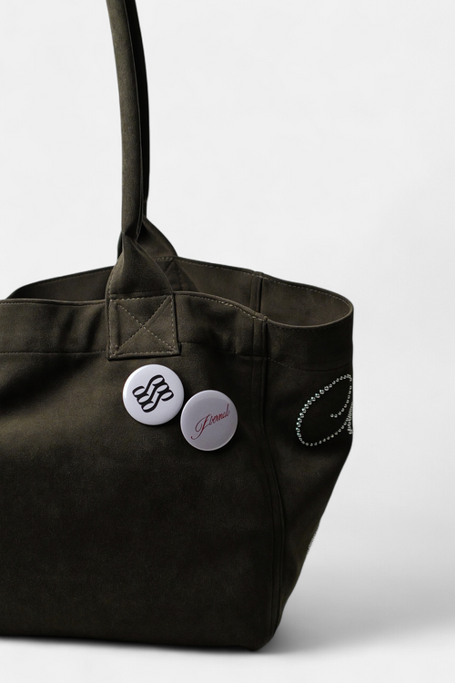 ギャラリービューに画像 (1) を読み込む. PONY SUEDE BAG (KHAKI)