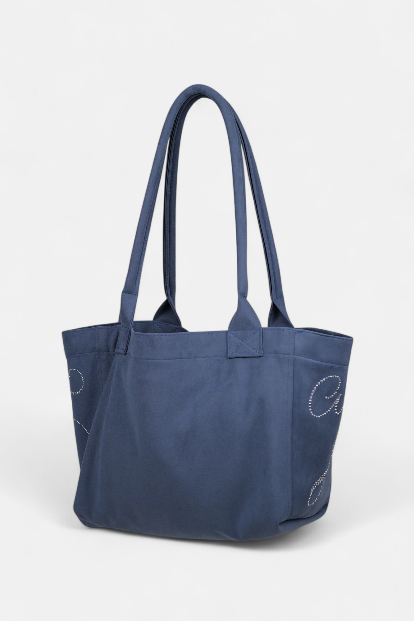 PONY SUEDE BAG (BLUE)
