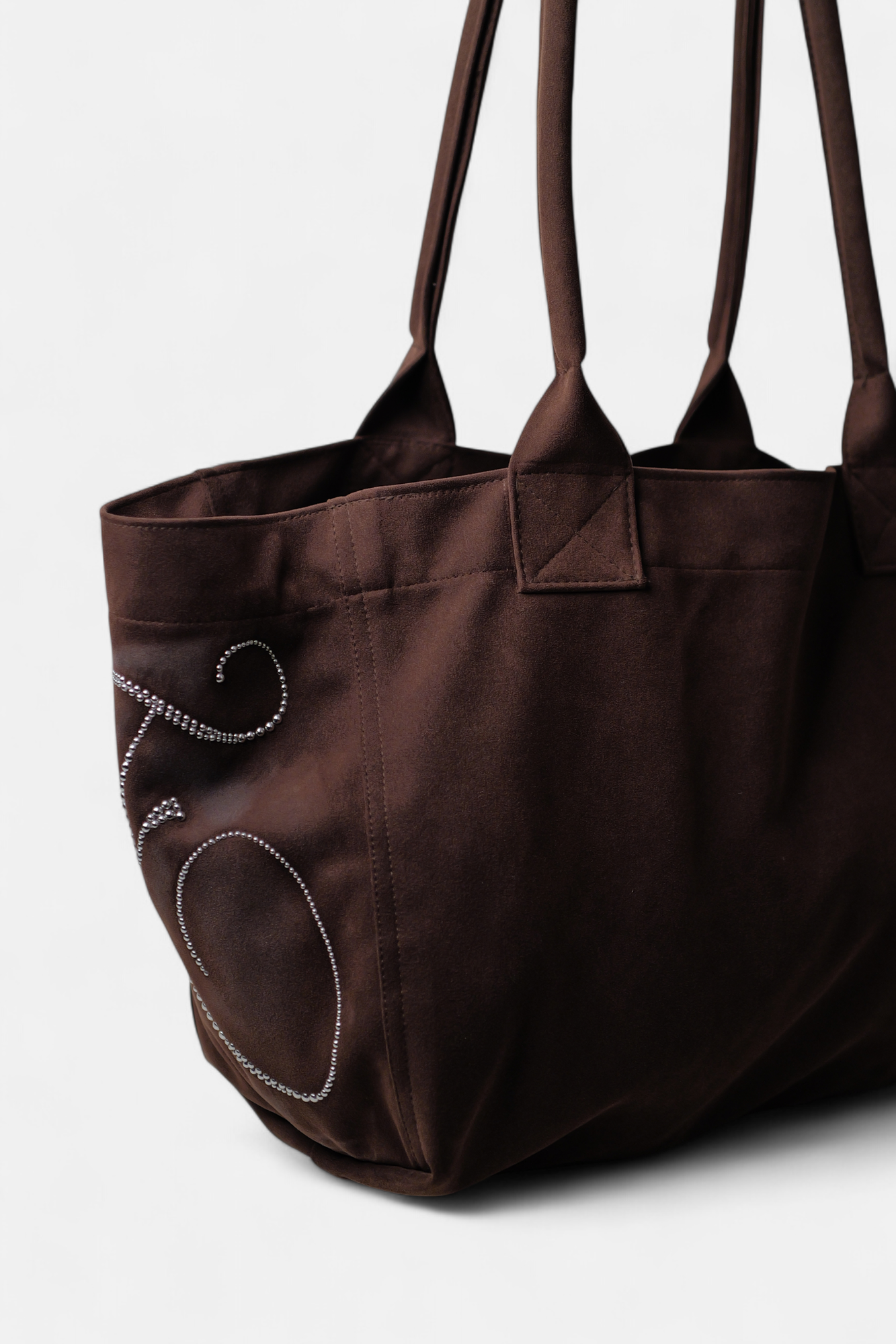PONY SUEDE BAG (BROWN)