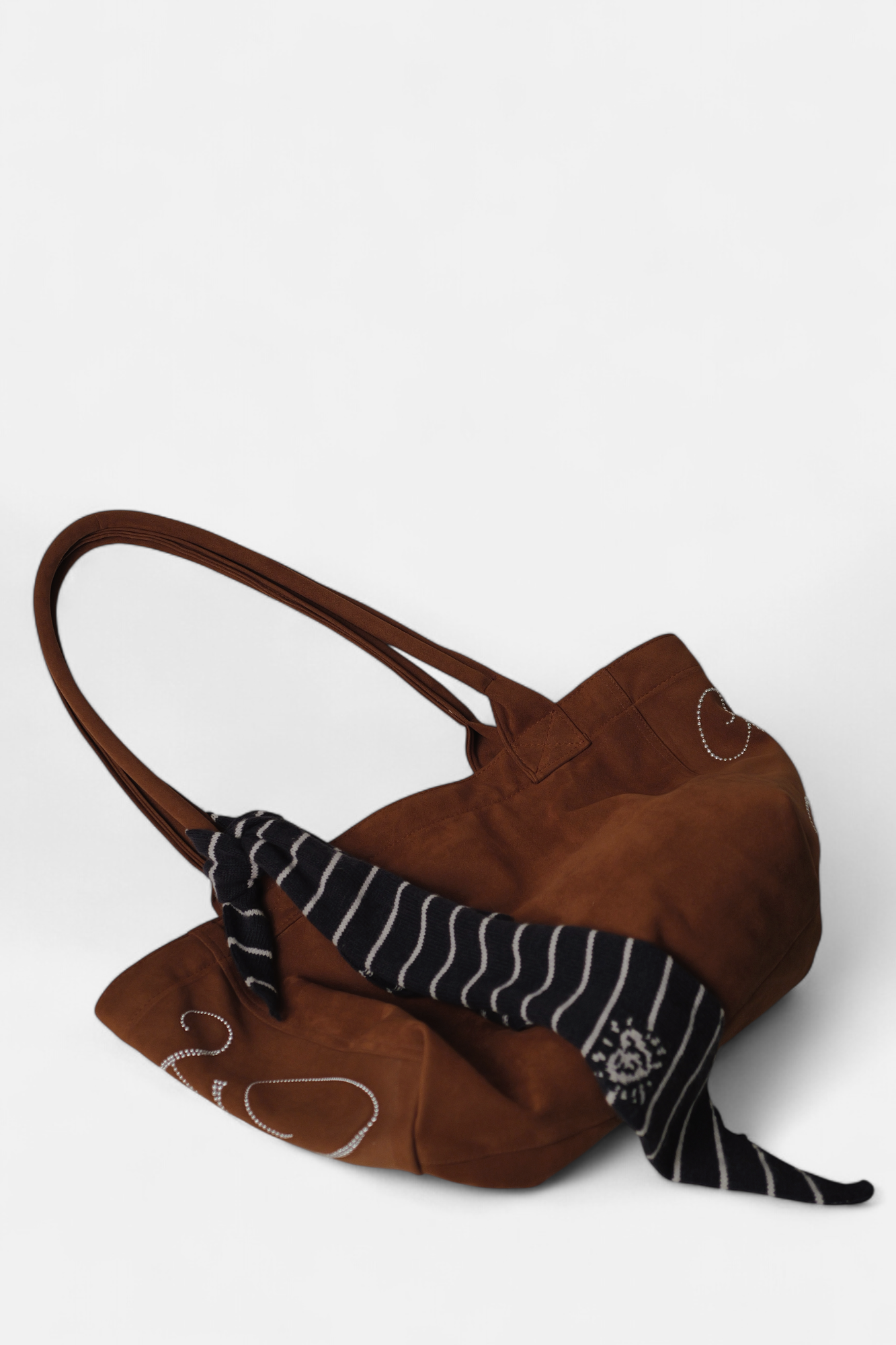 PONY SUEDE BAG (CAMEL)
