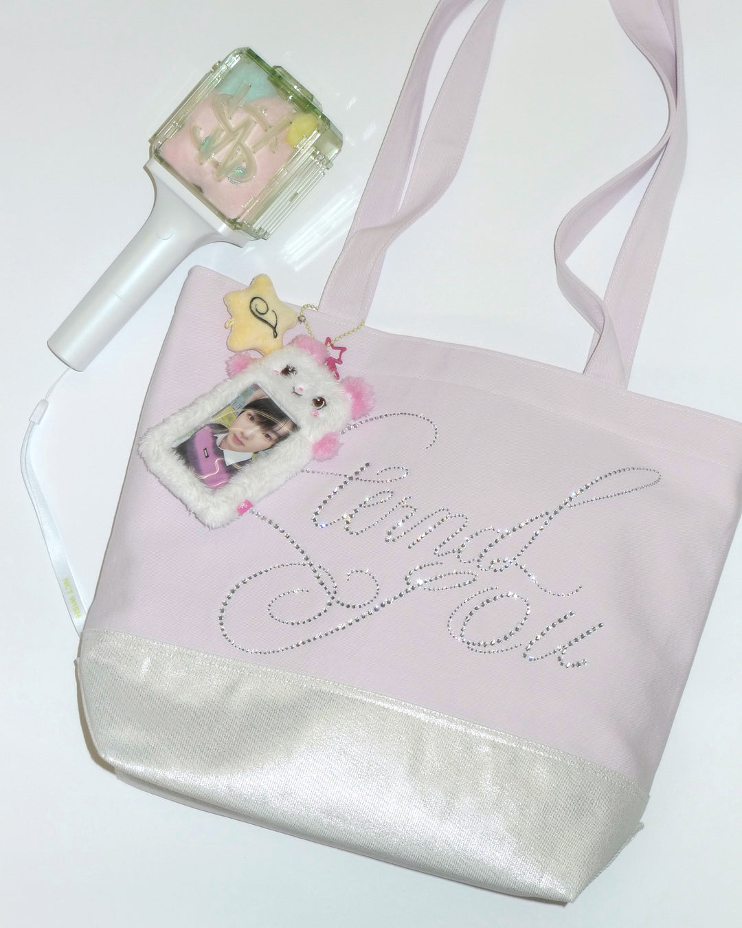 SUGAR CUBE BAG (POWDER PINK)