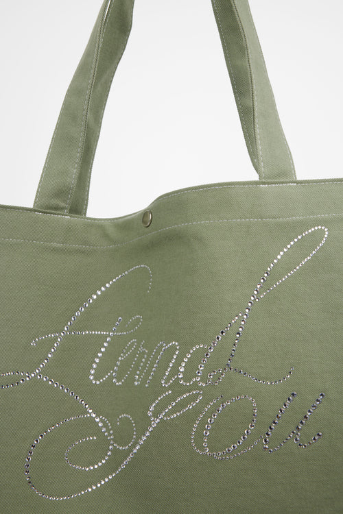 ギャラリービューに画像 (1) を読み込む. SUGAR BAG (COTTON KHAKI GREEN)