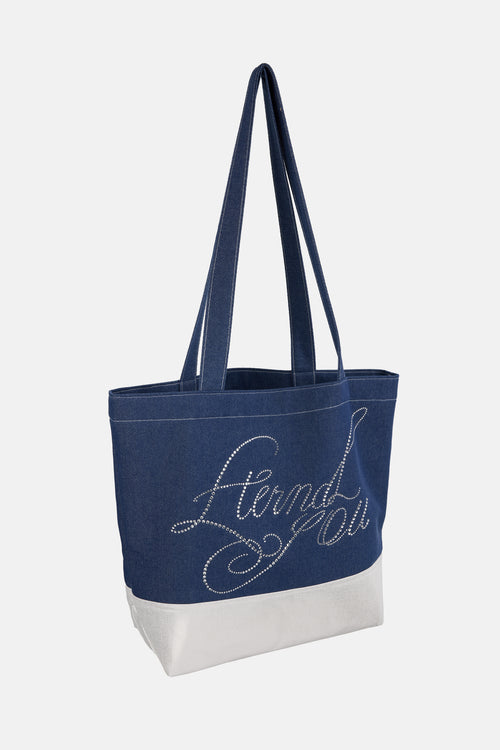 ギャラリービューに画像 (1) を読み込む. [PRE-ORDER] SUGAR CUBE BAG (DENIM BLUE)