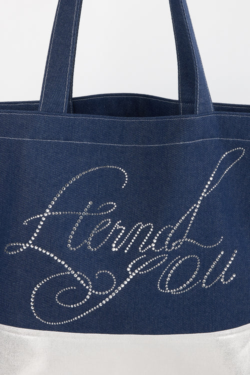 ギャラリービューに画像 (2) を読み込む. [PRE-ORDER] SUGAR CUBE BAG (DENIM BLUE)