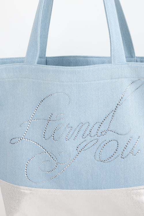 ギャラリービューに画像 (2) を読み込む. [PRE-ORDER] SUGAR CUBE BAG (DENIM SKY BLUE)