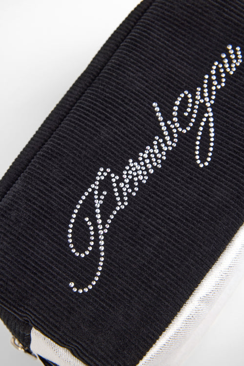 ギャラリービューに画像 (1) を読み込む. [Hannam Store Exclusive] SUGAR CUBE POUCH (BLACK)