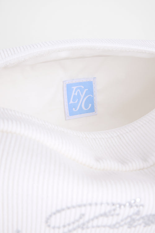 ギャラリービューに画像 (1) を読み込む. SUGAR CUBE POUCH (WHITE)