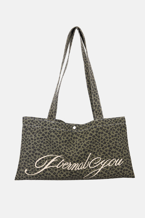 ギャラリービューに画像 (1) を読み込む. SUGAR STAMP BAG (LEOPARD KHAKI)