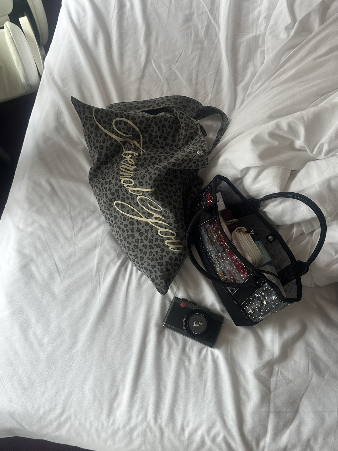 SUGAR STAMP BAG (LEOPARD GRAY)