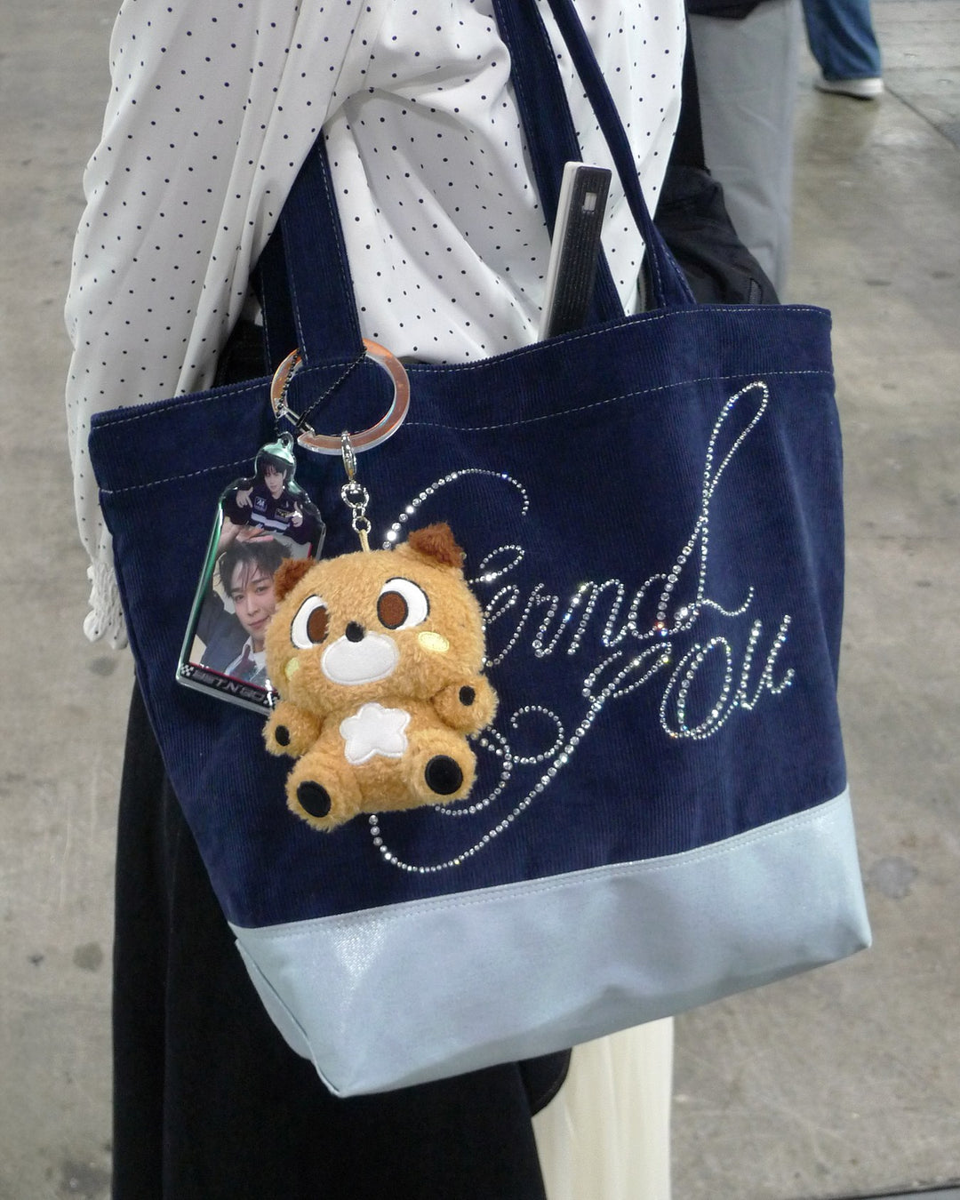 SUGAR CUBE BAG (NAVY)